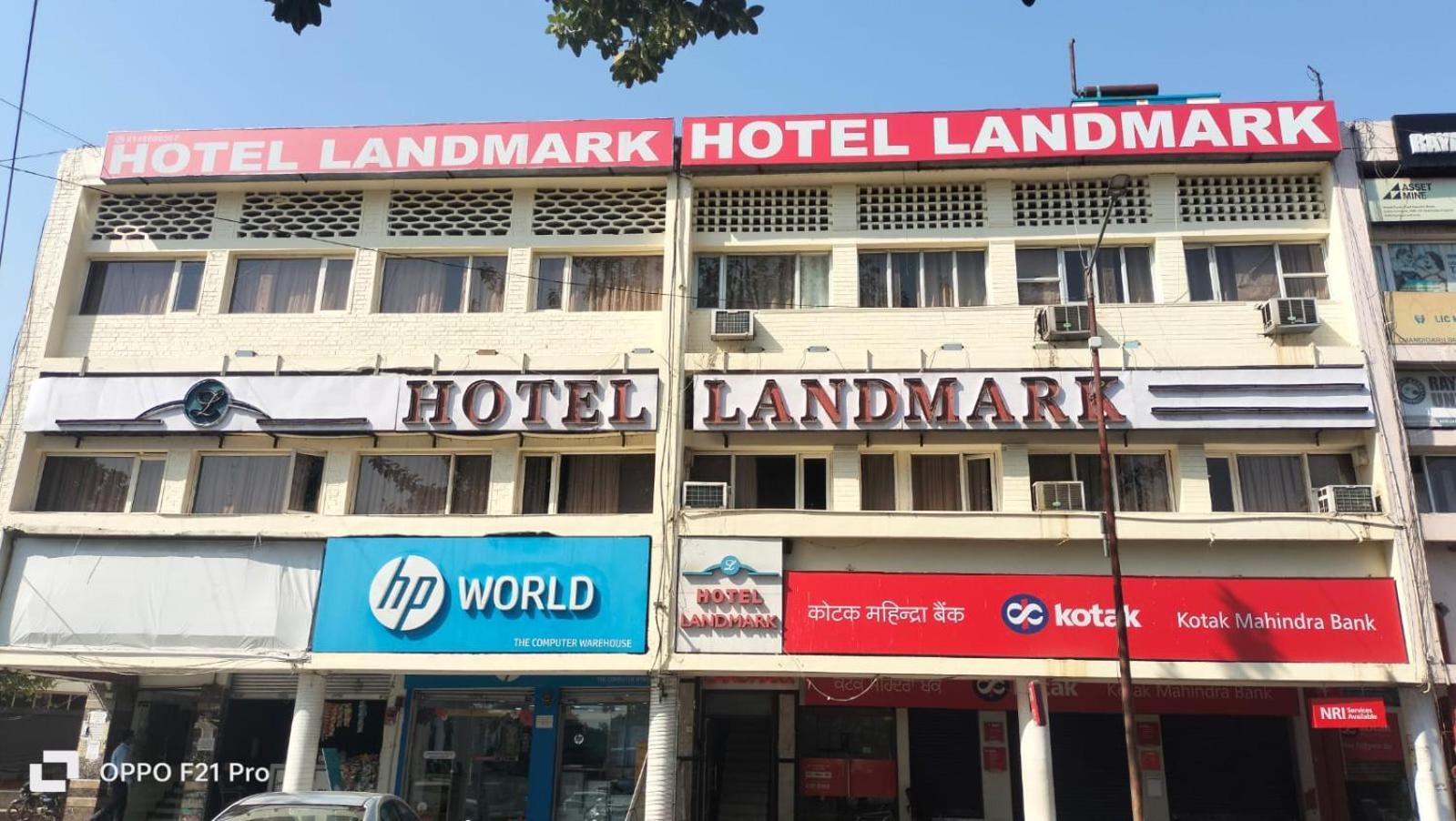Hotel Landmark Chandīgarh Exterior foto